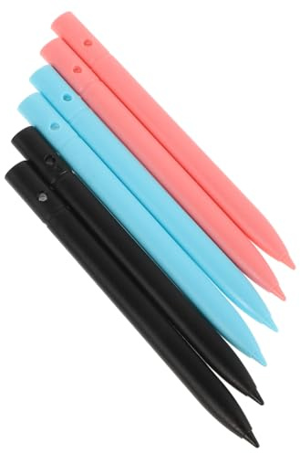 Penna Stilo per Tablet Lcd da 6 Pezzi, Plastica, Scrittura | Tablet Lcd e Schermi Tattili, per Disegno e Scrittura, Design Portatile, Uso Versatile