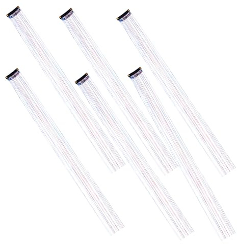Kit de Extensiones de Cabello Purpurina de Hadas Clip