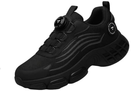 Marno Scarpe Antinfortunistiche S3, Calzature Sicurezza Puntale Acciaio, Impermeabili e Leggere, per Cantiere, Magazzino, Officina (Nero, Adulto, 42, Numero, Sistema Taglie Calzature EU, Media)