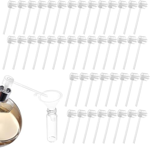 BDEPSTCR Atomizador Perfume Recargable, 80 Piezas Perfume la Bomba, Dispensador de Perfumes Manual, Dispensador de Perfumes de Plástico, para Perfumess Recargables