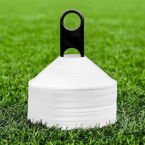 FORZA Plots de Délimitation pour l’Entraînement de Sport | Équipement Essentiel pour Le Football, Le Rugby, Le Fitness et Autres Sports | 10 Couleurs [Pack de 50/1000]