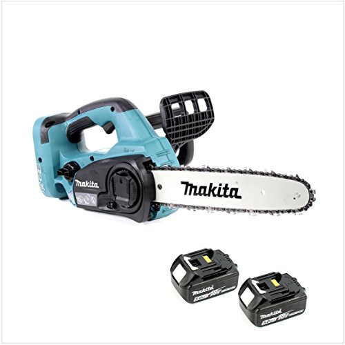Makita DUC 302 T2 - Motosega a batteria, 36 V, 30 cm, 2 batterie da 5,0 Ah, senza caricatore