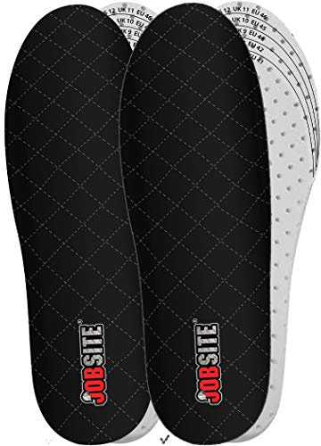 JobSite Warm Feet Thermal Insoles – 3M Thinsulate Insulation - Men 8-13 - 2 Pairs