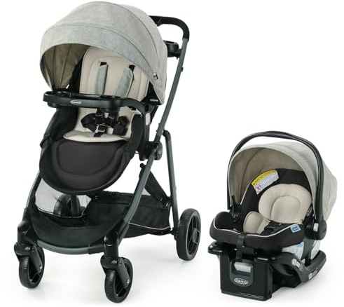 Graco Modes Element LX Baby Travel System, Infant Car Seat and Stroller Combo, Baby Essentials, Great Gift for New Parents and Baby Registry, Lynwood