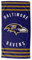 Northwest NFL Baltimore Ravens Unisex-Erwachsene Strandtuch, 76,2 x 152,4 cm, Streifen