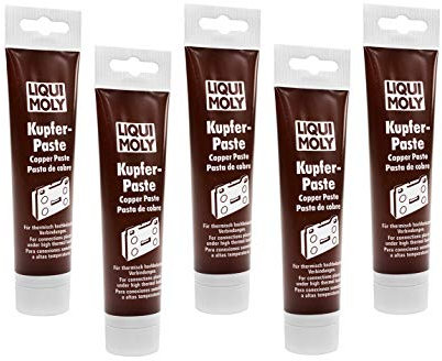 Kupferpaste LIQUI MOLY 5 X 100 g Bremsenpaste Montage Bremse Fett Kupfer Paste