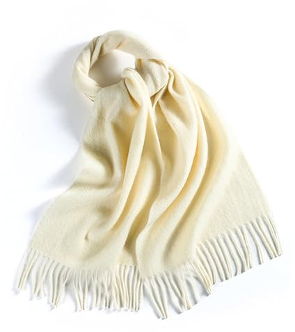 KATIAK Schal Winter Damen Vielseitiger Quaste Wollschal 180 * 30Cm-U-30 * 180Cm