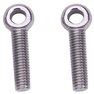 Ringösenschraube, M10 x 80 mm, 304 Edelstahl, Maschinenschulter-Hebeösenschraube, metrisches Gewinde, 2 Stück(M14*60)