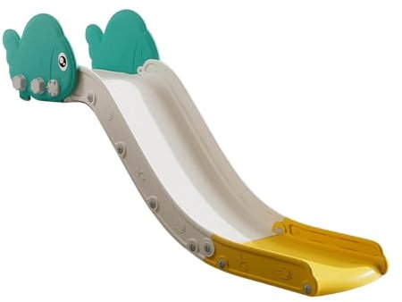 Baoblaze Kinderrutsche für Kleinkinder, Rutsche für Kleinkinder, Alter 1–3, einfache Aufbewahrung, Kletterspielset-Spielzeug, Indoor-Rutsche für Kleinkinder, F