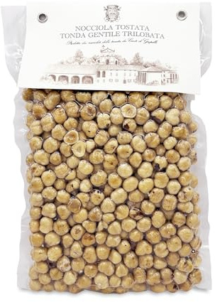 Conti di Gropello - Nocciola Tonda Trilobata Gentile del Piemonte - Frutta Secca Selezionata e Tostata Fonte di Fibre, Vitamine ed Antiossidanti - Sacchetto Sottovuoto Salvafreschezza 1 kg