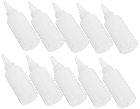 Homoyoyo 100piezas Botellas De Pegamento De Puntiaguda Recargables Para Proyectos De Manualidades y Para Adhesivos y Superficies Irregulares