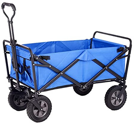 Chariot de Camping Pliable à roulettes, Chariot de Camping Portable, Chariot Utilitaire Pliable d'extérieur, Chariot de Camping Pliable à 4 Roues, Chariot de Jardin Utilitaire, Chariot à mai