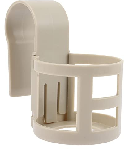 FUTUREORYY Portavasos para Piscina con Clip Soporte Antidesbordamiento para Bebidas Compatible con Barras Redondas de Piscinas Elevadas Accesorio Práctico para Exteriores