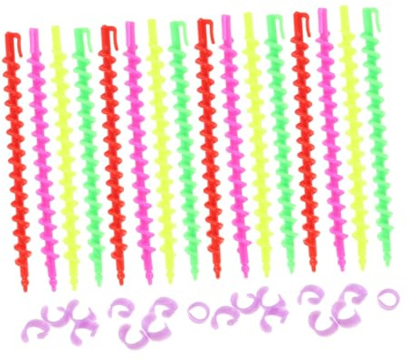 Générique 52 Pièces Kit de Tiges Spirales Plastique pour Boucles Naturelles Set Coiffure avec Tiges Petites Grandes Outils Flexibles sans Chaleur pour Cheveux Longs et Courts Usage