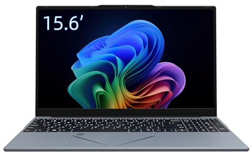 Amita PC Portable 15,6 FHD, Ryzen 5 3500U (Jusqu’à 3,7 GHz), Quad-Core, 16 Go RAM, SSD Ordinateur Portable Léger avec Touchpad Innovant & Webcam avec Interrupteur de Confidentialité, (450, Go)