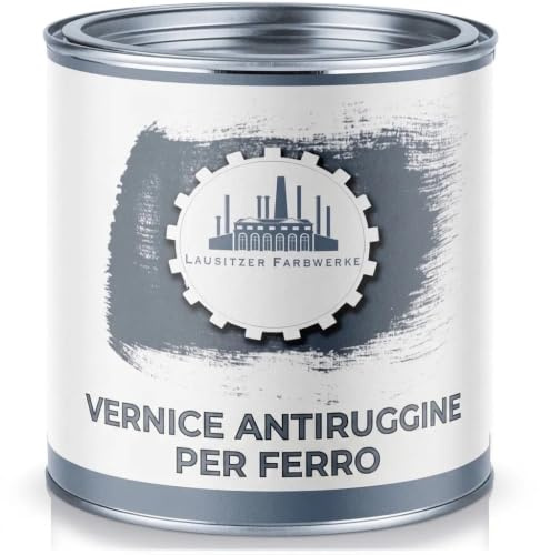 Lausitzer Farbwerke Metallschutzfarbe 3in1 Metallschutzlack 3-in-1 du sparst dir Anti-Rost-Produkte Metallfarbe Metalllack Farbe für Metall Stahl Eisen Zink und Aluminium (10 L, Weiß (RAL 9010))
