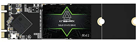 Kingshark Gamer SSD M.2 2280 128GB Ngff - Disco Duro Interno de Estado sólido de Alto Rendimiento para computadora portátil SATA III de 6 GB/s, Incluye SSD (128 GB, M.2 2280)