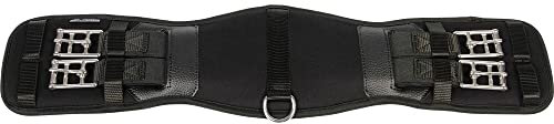 Harry's Horse 31400001-05-70CM Memoryfoam Dressurgurt, Schwarz, Größe 70cm