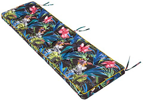 PillowPrim Bankkissen Bankauflage Auflage Kissen Polster Bankpolster Outdoor Bankauflage Auflage für Bänke in Haus und Garten Sitzkissen 120x50 Bunte Blätter