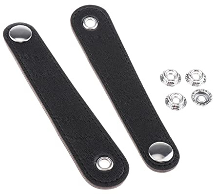 Balghalter Riemen Akkordeon Balg Ersatzteile Riemen, Schwarzes - Mittenabstand 10,2 cm