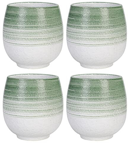 Taza de porcelana sin asa, para el hogar y la oficina, moderna taza de cerámica para café y té, juego de café de porcelana, multicolor, pintado a mano, 150 ml