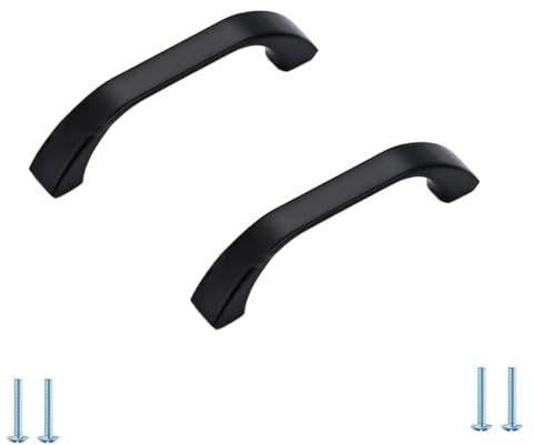 BOOLSFMAM 2 Stück Küchengriffe Stangengriff Möbelgriffe Schrankgriffe Schubladengriffe Küchengriff Griffe für Küchenschränke Schublade