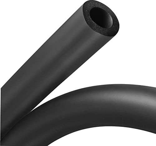 Schwarz Rohrisolierung Wasserdicht 18mm 22mm 30mm 40mm ID Flammhemmend Schaumstoffschlauch Rohrschale Für Winter Frostschutz Rohr Wasserleitung Isolierschlauch Wandstärke 5/6/7mm Länge 1m ( Size : 40m