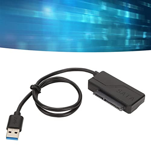 ciciglow Cable USB 3.0 a SATA, para Unidades SATA de 2,5 Pulgadas Cable Convertidor de Disco Duro para 2,5 3,5 Pulgadas HDD SSD Adaptador de Controlador Duro SATA Plug and Play