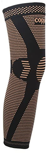 KAKAKE Protège-Genoux, protège-Genoux de Sport Compression en Forme de X Tissu élastique Bandes de Silicone Absorption de la Sueur allongée Respirant pour l'haltérophilie(L)