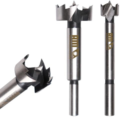 AM-Zerspanungstechnik Forstnerbohrer Ø12 | Professioneller Holzbohrer | Astlochbohrer | Scharnierlochbohrer | Topfbohrer - 12 mm