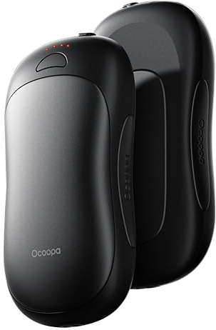 OCOOPA Chauffe-Main Rechargeable 10000mAh USB, Chaufferette Électrique Magnétique Réutilisable, 4 Niveaux de Chaleur, Cadeau Tech pour Hommes, Convient pour Golf, Chasse et Camping, UT3 Pro