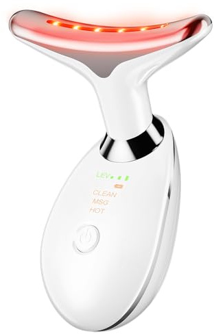 Neck Face Massager Face Sculpting Tool 3 Colour Modes and Vibration for Facial Massager for Double Chin