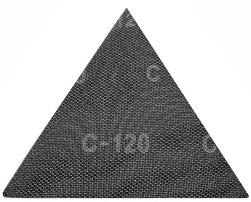 25 Stück Körnung 150 Klett Schleifblätter Schleifscheiben Schleifgitter Schleifpapier Dreieck 285 x 285 mm für Deckenschleifer Trockenbauschleifer Einhell BT-SG 710 TE-DW 225 X