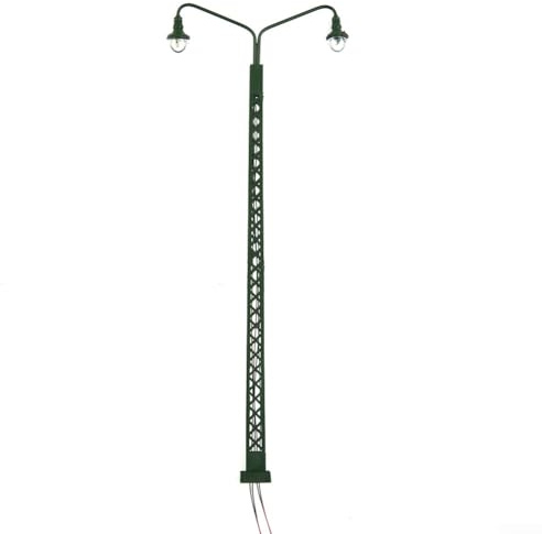 für Modelleisenbahn-Lichter, 5 Stück, Modelleisenbahn-Lichter, Gittermastlicht, Spur H0, LED-Licht, Layout, Modelleisenbahnen und Zubehör