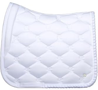 PS of Sweden 2023 Halskrause Dressur Sattel Pad 1110-055 - White Saddle Pad Size - Cob