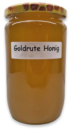 Goldrutehonig 1000g / 1kg kräftig aromatischer Bienenhonig 100% naturbelassenene Premium Imkerqualität