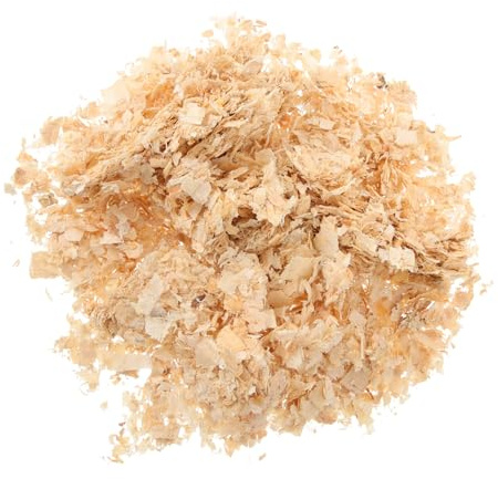 BESPORTBLE Natürliche Holzspäne Geruchsentfernungsmatte für Hamster und Kleintiere Weiche Saugfähige Einstreu zum Nisten und Graben 500g Packung