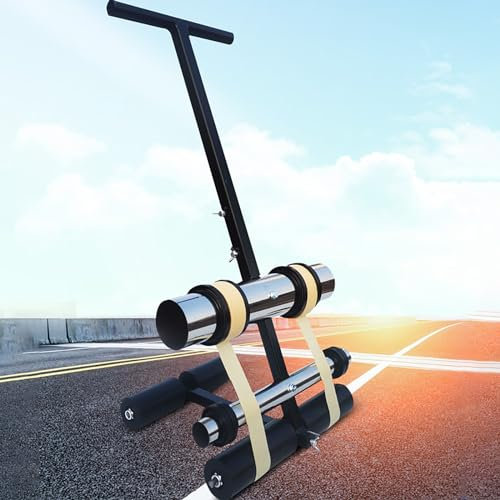 QXIWAOE Handgeführter Klebebandspender zum Streichen, für Fahrbahnmarkierungen, für Sport- und Lagerbereiche – manueller Bodenklebebandapplikator, Einzelrollen-Klebebandmaschine (max. Breite: 14 cm)
