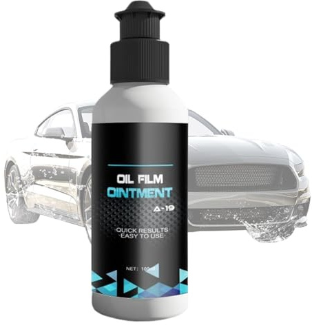 Detergente per pellicole di olio per auto, unguento per la pulizia di pellicole di olio per vetri, detergente per parabrezza, unguento per rimuovere le macchie, forniture per dettagli auto