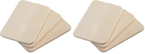 Kesper | Frühstücksbrettchen aus Birkenholz | 6er Pack | 22 x 14 cm | ideal als Schneidbrett zum Frühstück