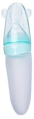 CIMAXIC Fütterungsflasche Für Reisbrei Fütterer Für Beikost Grüner Futterspender Für Kleinkinder Einfaches Squeezer Design