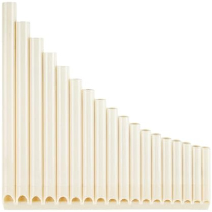 Panflöte Für Erwachsene 16 18 Pfeife Anfänger Unterricht Leistung Gewidmet Erwachsene Leicht Zu Lernen Panflöte C(18 white2)