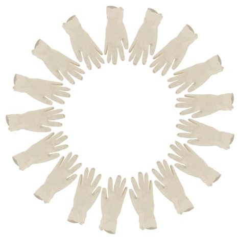 IWOWHERO 20 Stück Teiliges Einweg latex handschuhe für Kleine Multifunktionale Lebensmittelechte Handschuhe für Kochen Reinigung Praktische Schutz fäustlinge für Kinderhände