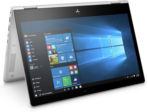 HP EliteBook X360 1030 G2 Ordinateur portable 2 en 1 13,3 FHD Intel Core i5-7300U, 8 Go de RAM, SSD 512 Go, clavier QWERTY, Windows 11 Pro (reconditionné)