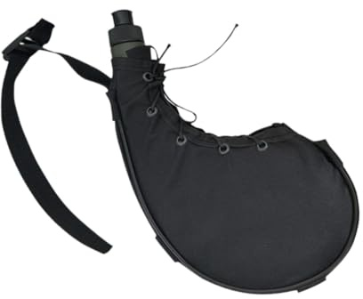 AMSLSIU Borsa per borraccia da esterno con tracolla, borraccia portatile per adulti, facile da mettere zaino, escursionismo, bevande, 750 ml, facile trasportare in