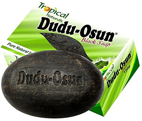 Dudu Osun Tropische reine natürliche afrikanische schwarze Seife, 12 Stück