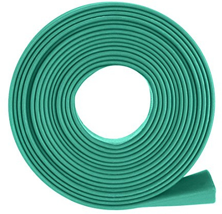 sourcing map Heat Shrink Tubing, 23mm Flat Width 2:1 Heat Shrink Tube Wire Wrap Cable Sleeve 1m Green