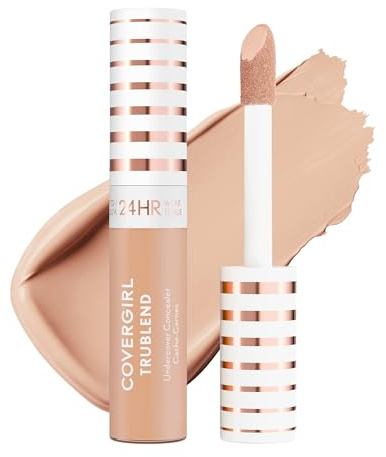 COVERGIRL TruBlend Undercover Concealer, Buildable, Full Coverage, 24-Hour Wear, Matte Finish - L400 Classic Ivory (Packaging May Vary)