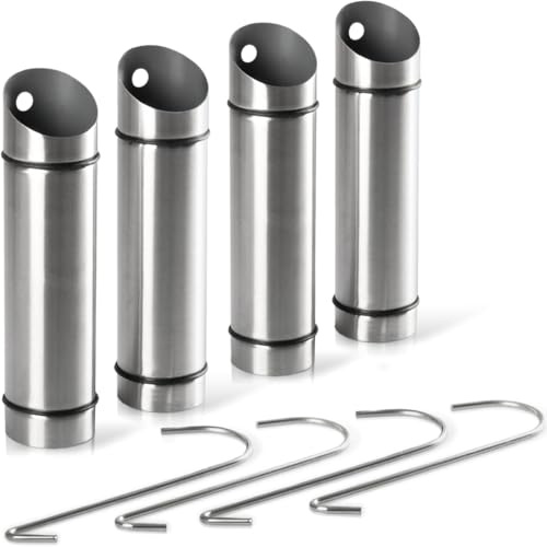 Stimo 4er SET Luftbefeuchter Heizung Wasserverdunster für Heizkörper Edelstahl (Edelstahl, 4x)