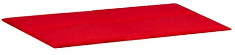 KETTtex Auflage Bank Rot I Gartenstuhl Polster 120x47x3cm I Trendy Sitzauflage weich & robust I UV-beständige Stuhlauflage I Dessin 2180